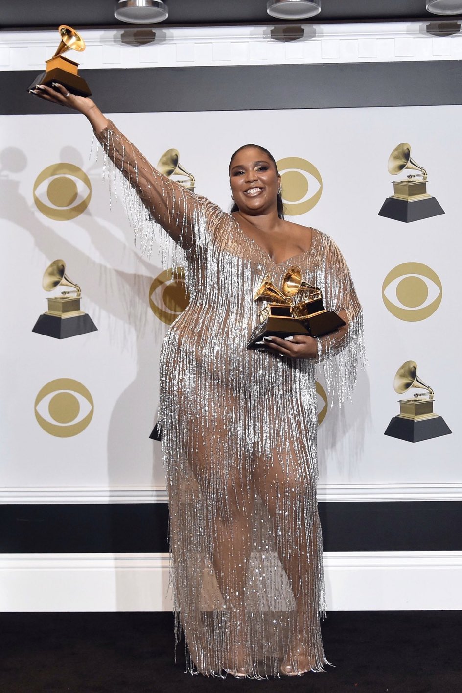 Grammy 2020: Lizzo, de Atelier Versace.