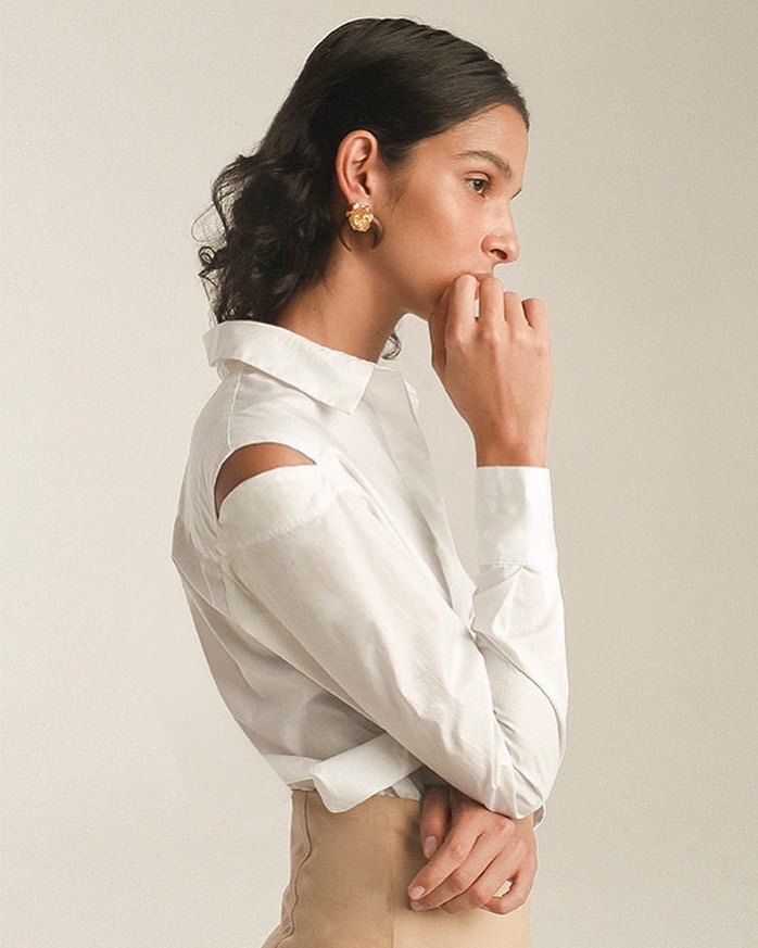Camisa branca Helena Pontes - Onde comprar moda online