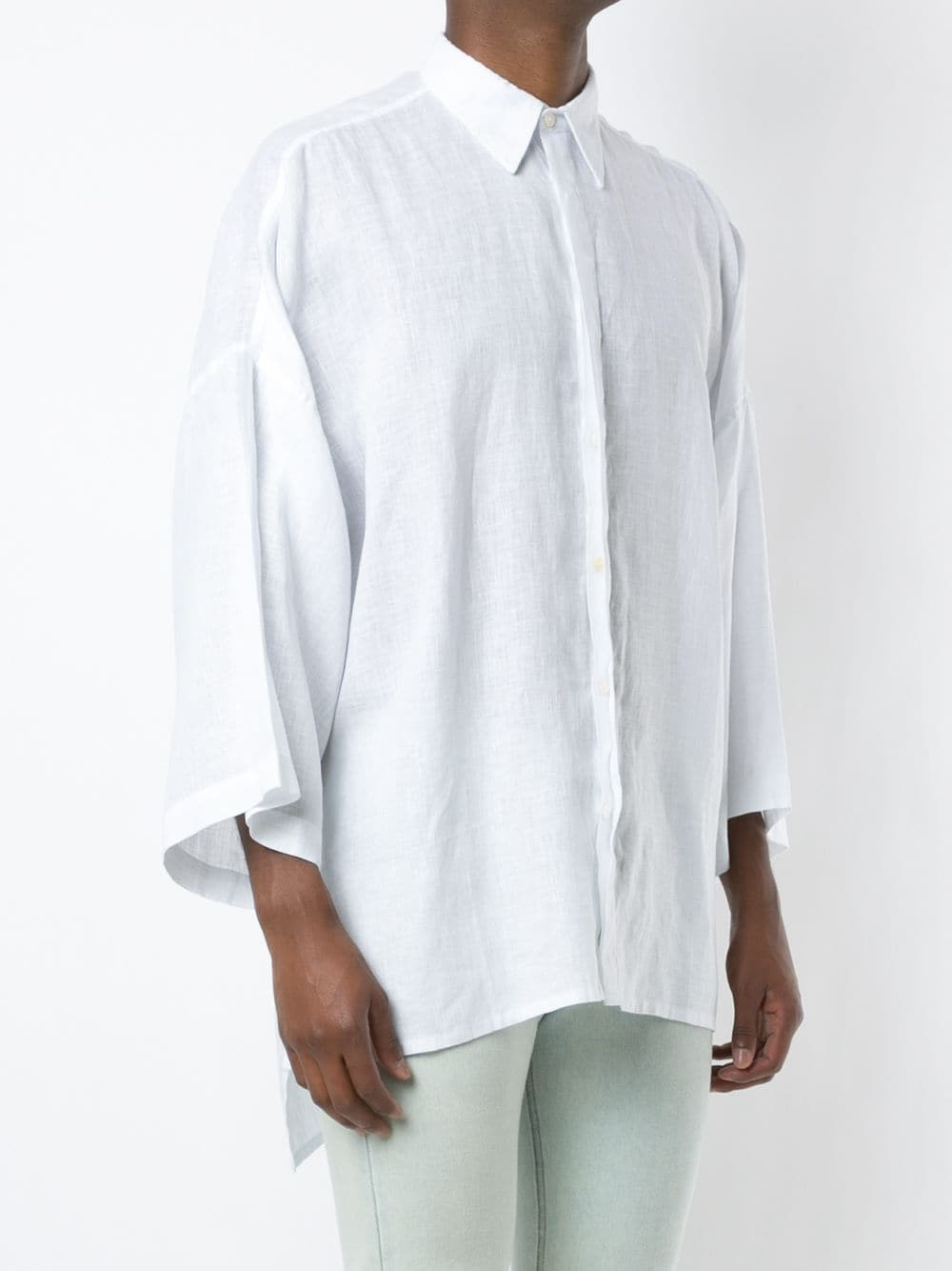 Camisa branca de linho - Comprar online